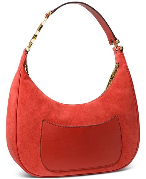 piper large michael kors|MICHAEL Michael Kors Piper Large Leather Suede Hobo .